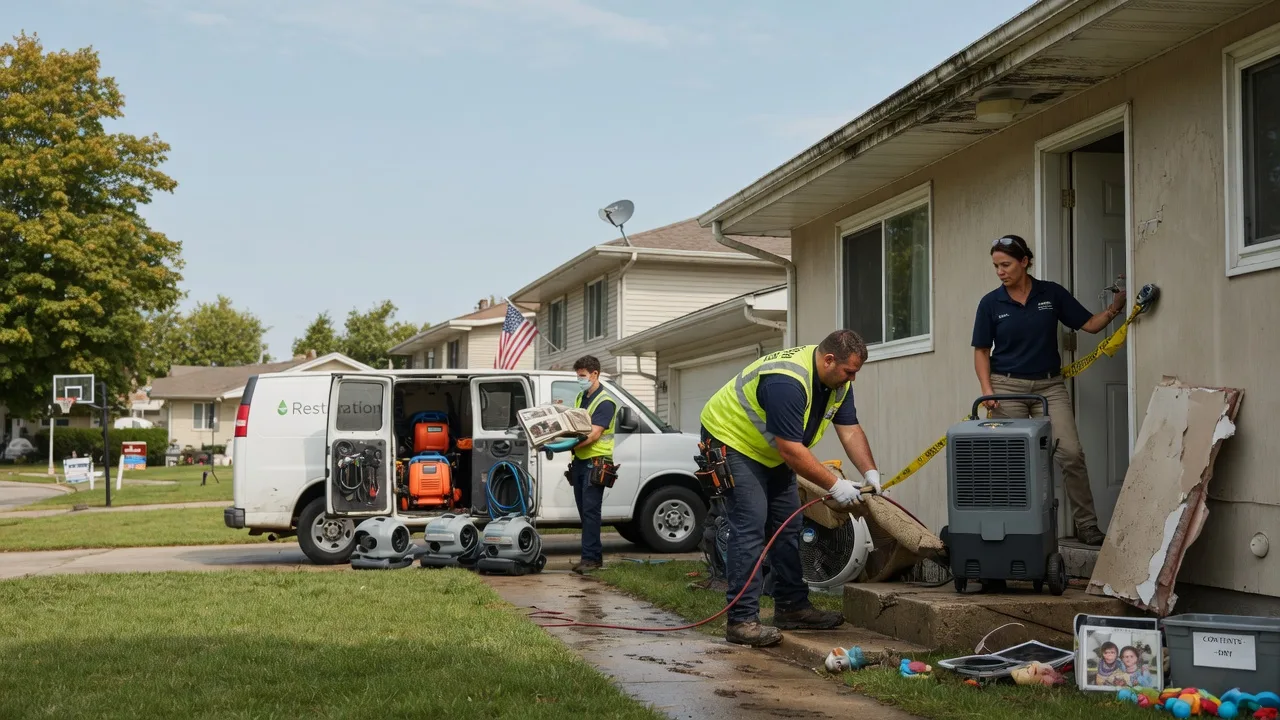 Water Damage Restoration in Alpha, IL near me